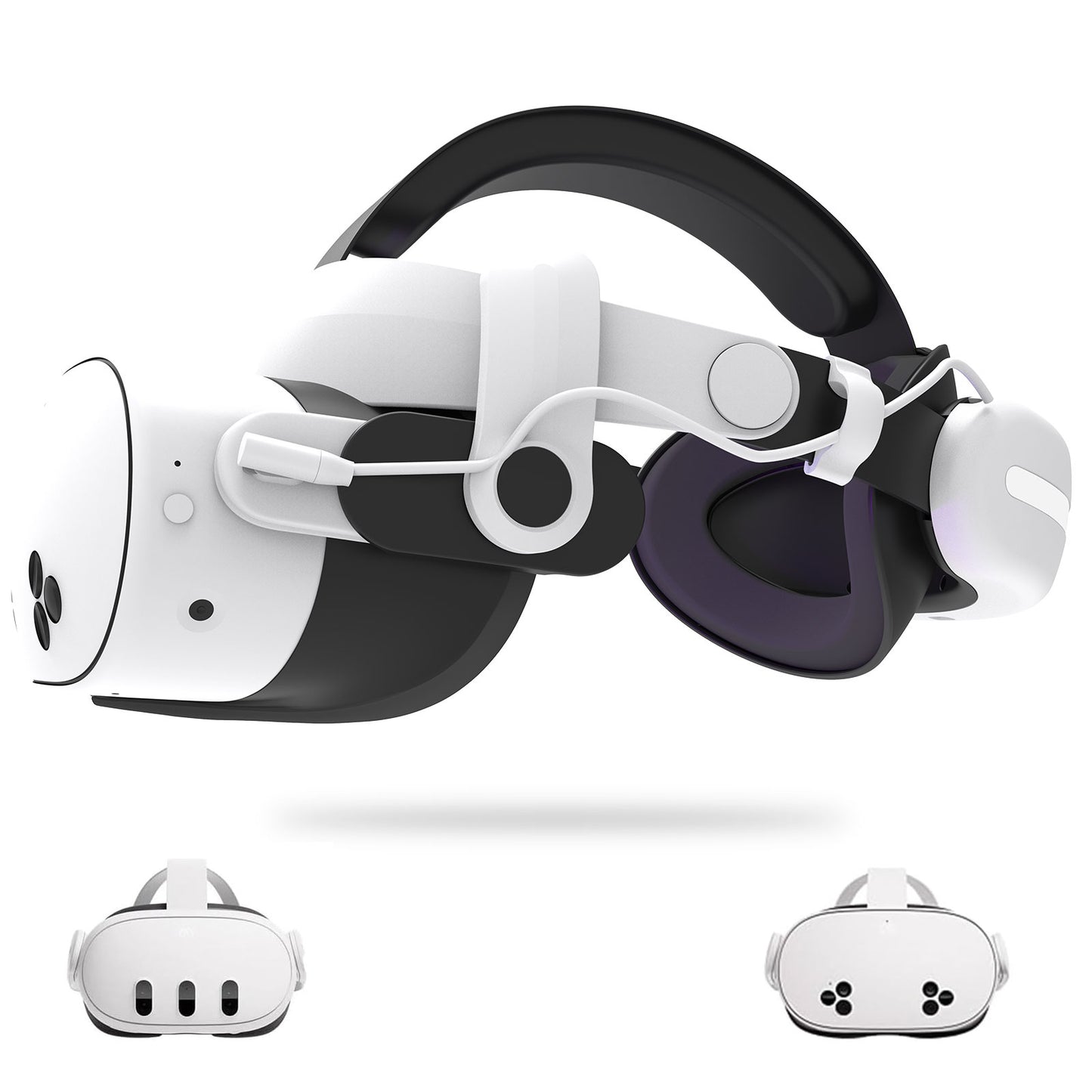VR Elite Head Strap for Meta quest3/Quest 3s Can be used Enjoy super long battery life with a 12,000mAh capacity