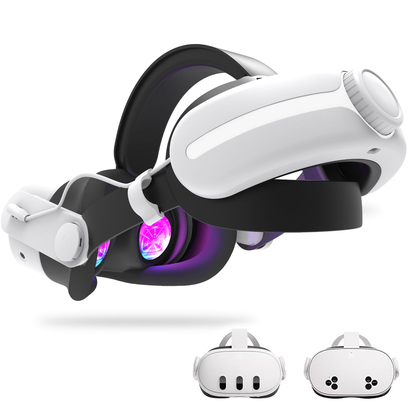 Meta Quest3/Meta Quest3S Adjustable Headsets Wear comfortable and pressure free quest3 Headsets with VR accessories Quest3S accessories