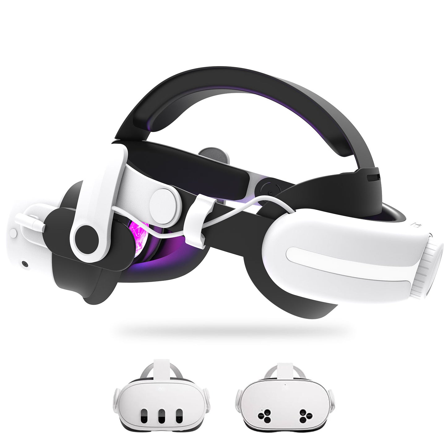 VR Elite Head Strap for Meta quest3/Quest 3s Can be used Enjoy super long battery life with a 12,000mAh capacity