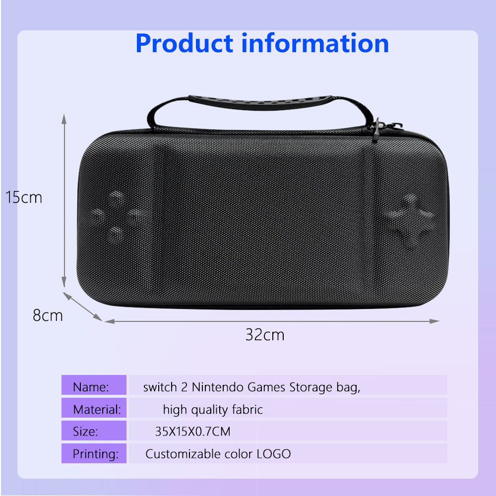 switch 2 Storage bag Switch 2 Console storage box Portable storage card slot charger storage