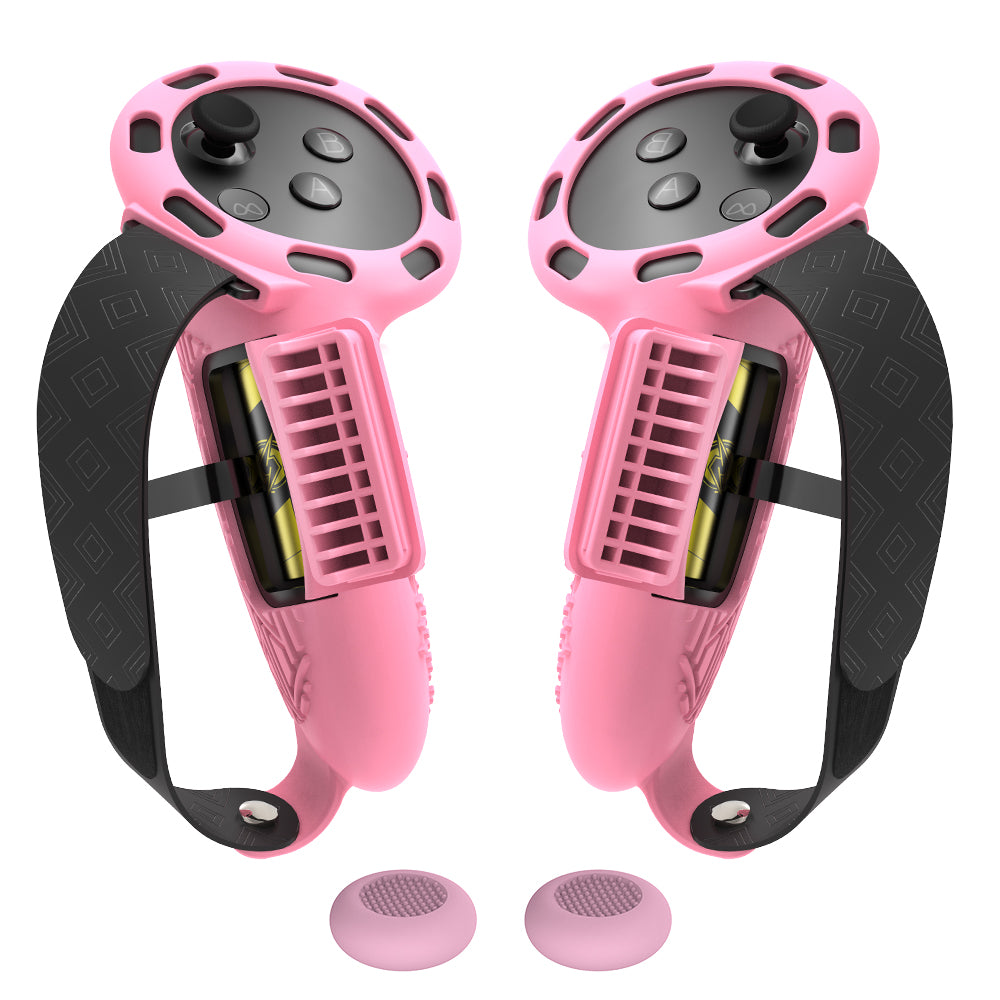 VR accessory for Meta Quest 3s/Quest3 removable battery cover controller Extended handle protective case