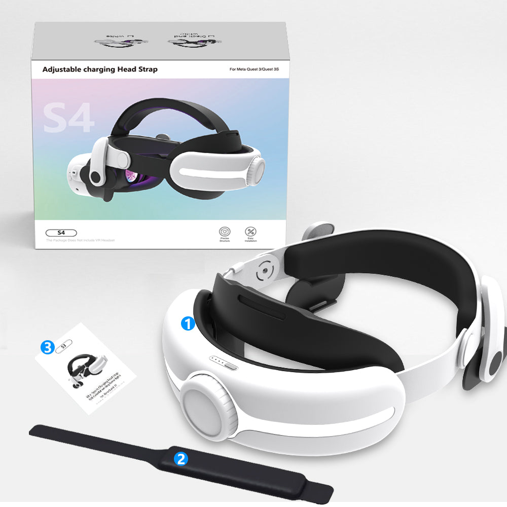 For Meta quest3 and quest3s Adjustable Headsets Wear comfortable and pressure free quest3 Headsets with VR accessories Quest3S Accessories