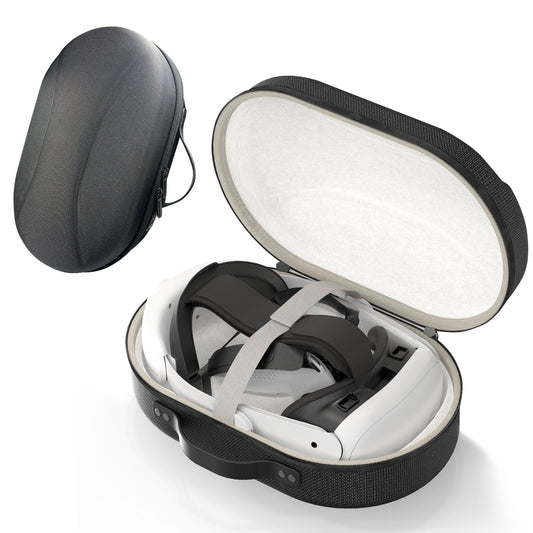 For Meta Quest 2/ Quest 3/Quest 3s VR Headset Carrying Case Carbon Fibre Compatible with