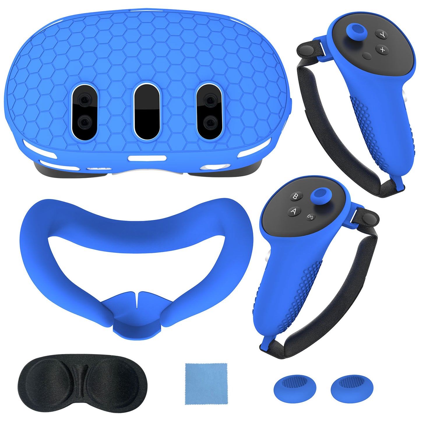 VR Silicone Proctive Cover 6 Pieces Set Compatible with Quest 3