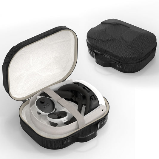 VR Console Carrying Case Carbon Fibre Compatible with Quest 3