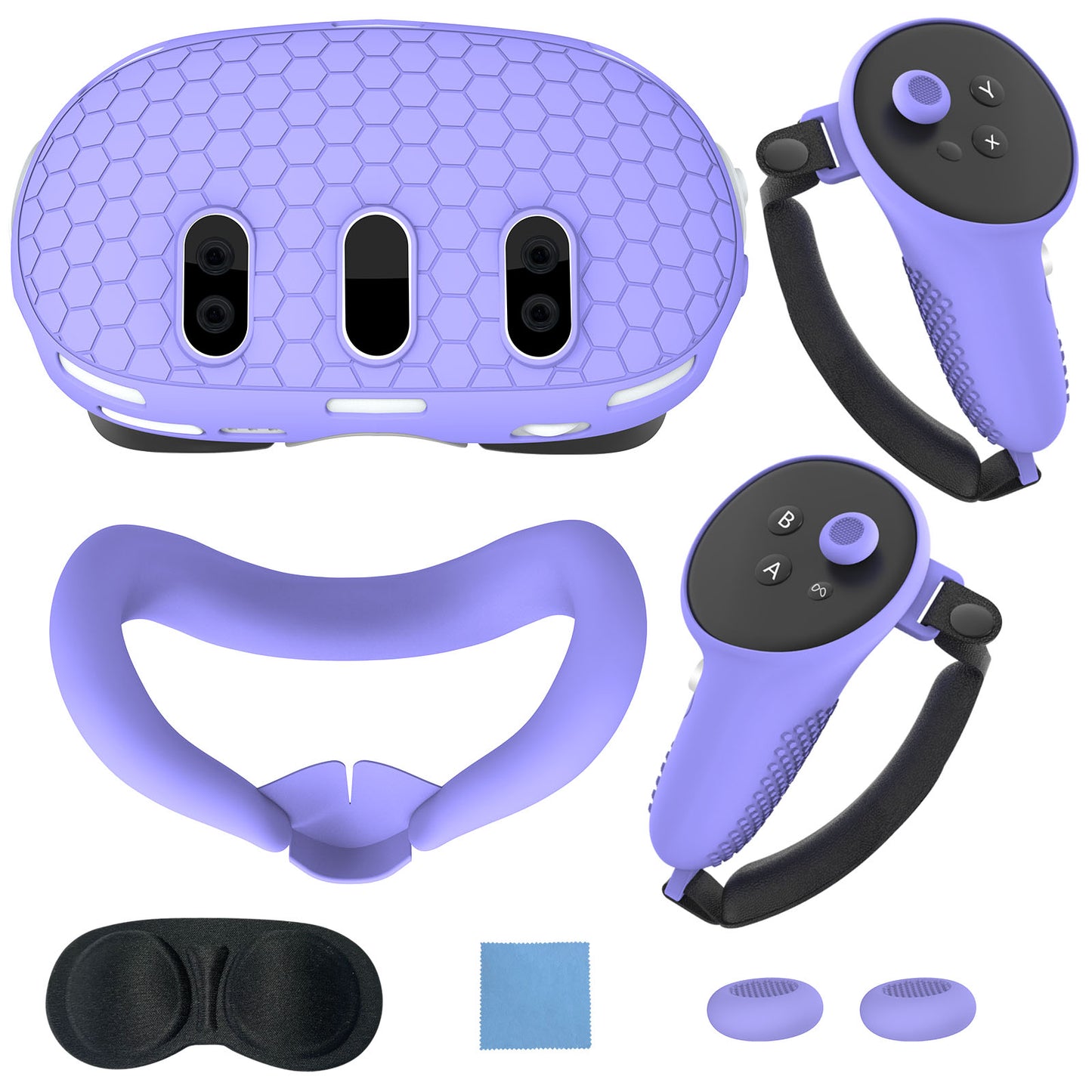 VR Silicone Proctive Cover 6 Pieces Set Compatible with Quest 3