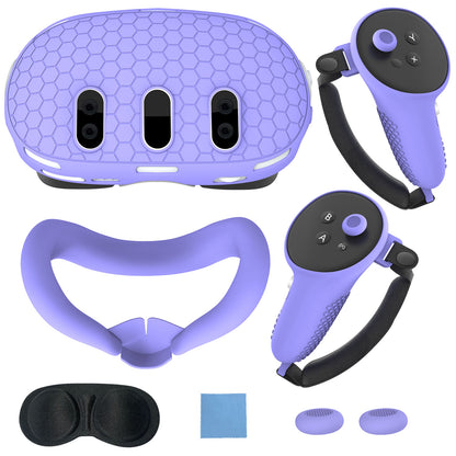 VR Silicone Proctive Cover 6 Pieces Set Compatible with Quest 3