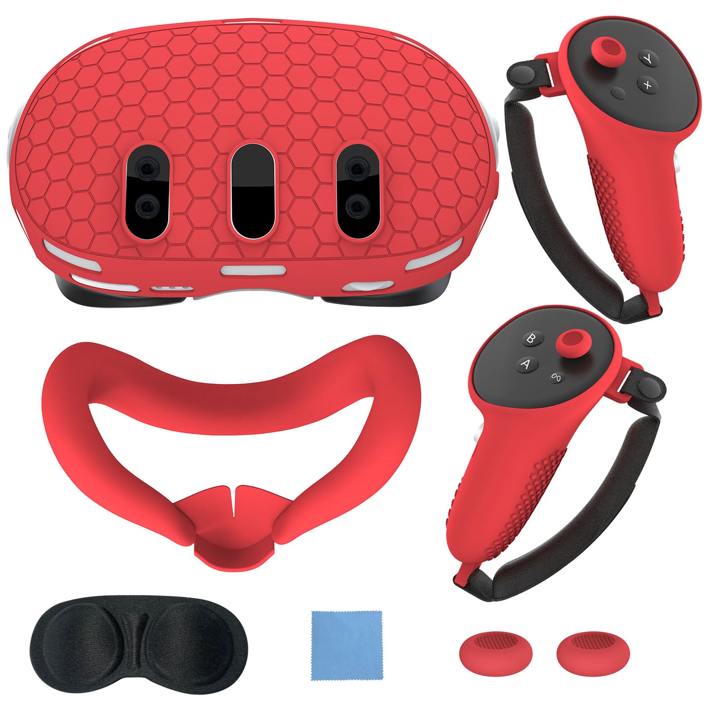 VR Silicone Proctive Cover 6 Pieces Set Compatible with Quest 3