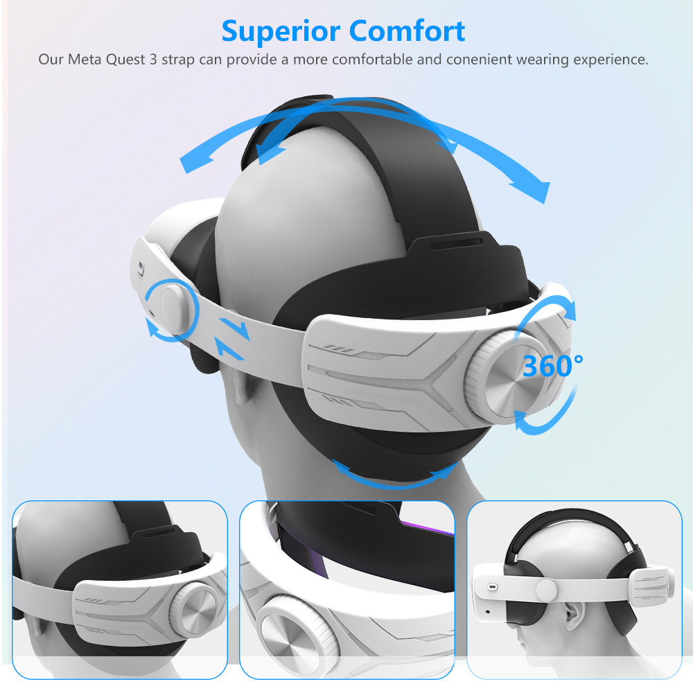 Meta quest3/Meta quest3s Adjustable Headwear with High Stretch Sponge without Pressure Quest 3 Headband Accessories VR Accessories