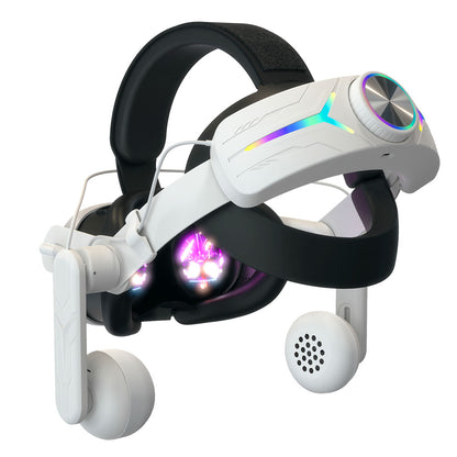 For Meta quest3 and quest3s  VR Head Strap With 12000 mAh Battery With Earphone Compatible With Quest 3