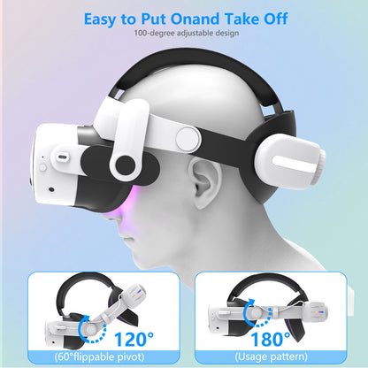 For Meta quest3 and quest3s Adjustable Headsets Wear comfortable and pressure free quest3 Headsets with VR accessories Quest3S Accessories