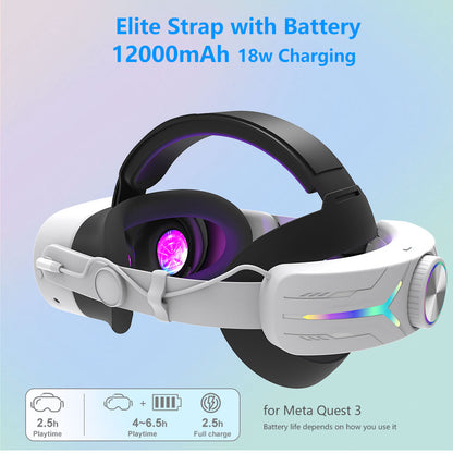 New Meta quest3s Charging Headset Quest3S esports headset with 12000 mah quest3s accessory