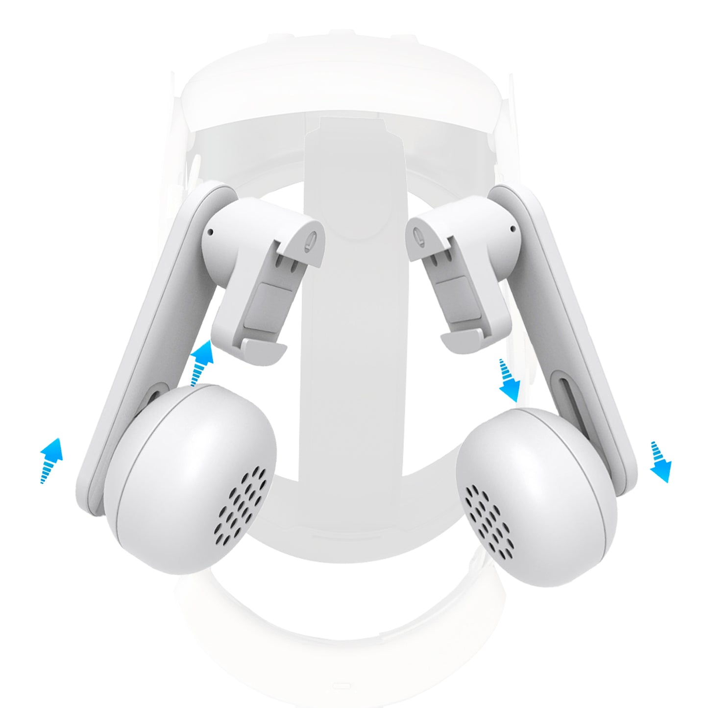 For Meta Quest2/Quest 3/Quest 3s VR Headsets Hanging Audio Headphones Compatible With Quest 3