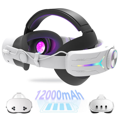 New for Meta quest3/quest3s charging headsets with 12000 mah VR charging Headset accessories VR glasses accessories