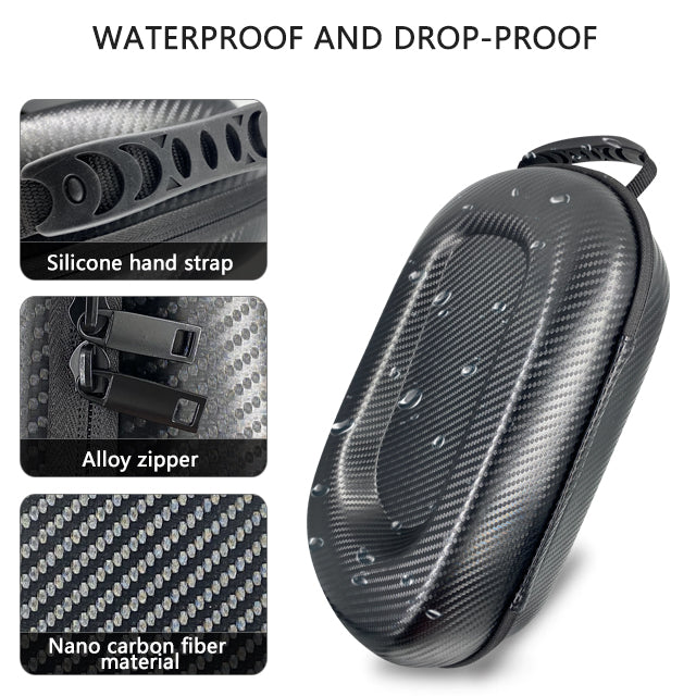 Waterproof Hard EVA Carrying Case With Zipper Compatible with Quest 2