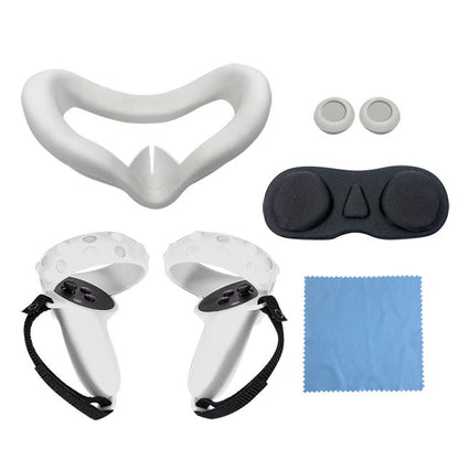 VR Silicone Proctive Cover 5 Pieces Set Compatible with Quest 2