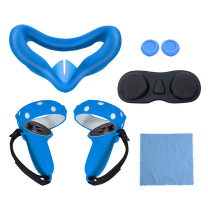 VR Silicone Proctive Cover 5 Pieces Set Compatible with Quest 2