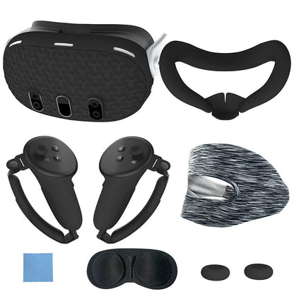 VR Silicone Protective Cover 7 Pieces Set Y Shape Compatible With Quest 3